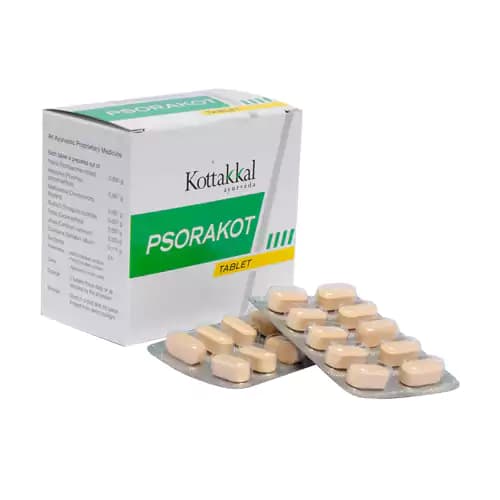 Buy kottakkal arya vaidya sala Psorakot tablet Online - OLRAA Indian Snacks