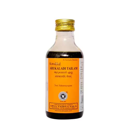 Buy kottakkal arya vaidya sala Arukaladi Tailam Online - OLRAA Indian Snacks