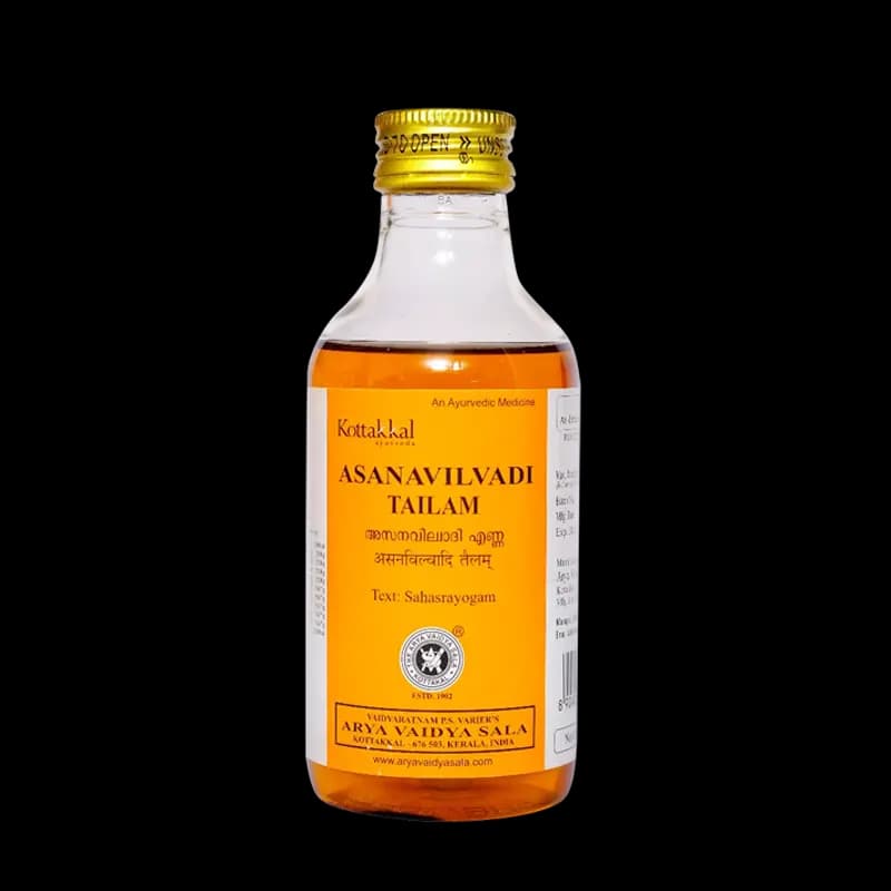 Buy kottakkal arya vaidya sala Asanavilwadi Tailam Online - OLRAA Indian Snacks