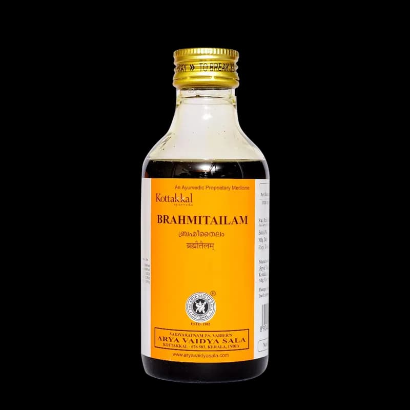 Buy kottakkal arya vaidya sala Brahmee Tailam Online - OLRAA Indian Snacks