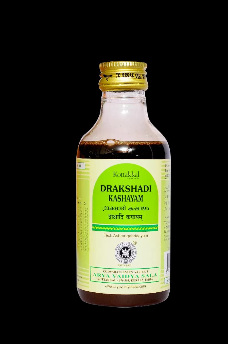 Buy kottakkal arya vaidya sala Drakshadi Kashayam Online - OLRAA Indian Snacks