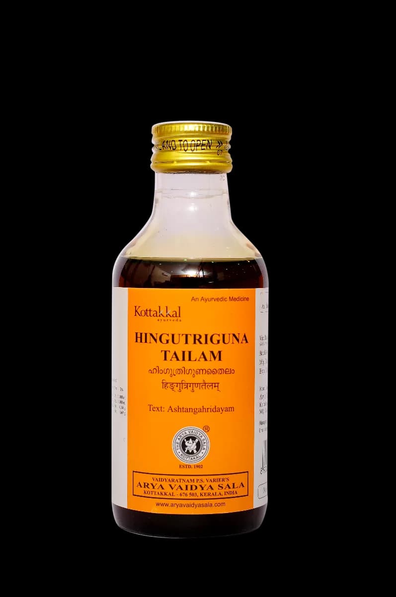 Buy kottakkal arya vaidya sala Hinguthriguna Tailam Online - OLRAA Indian Snacks