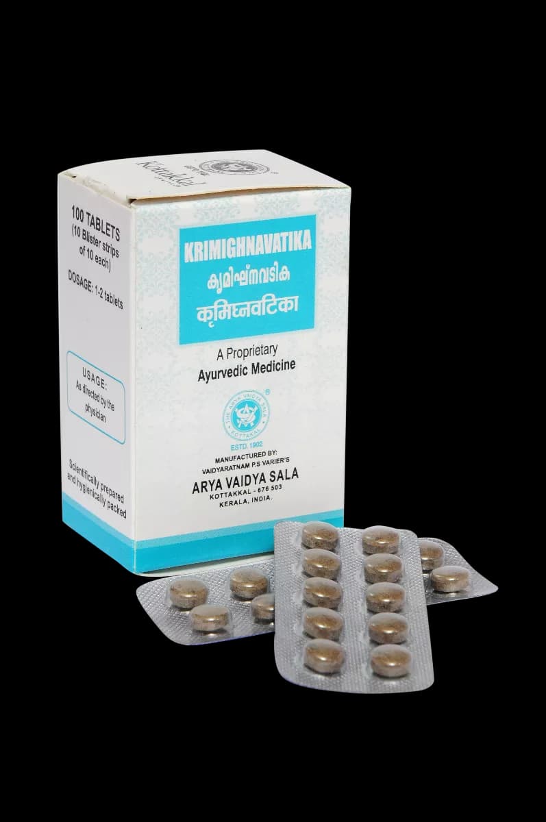 Buy kottakkal arya vaidya sala Krimighna Vatika Online - OLRAA Indian Snacks