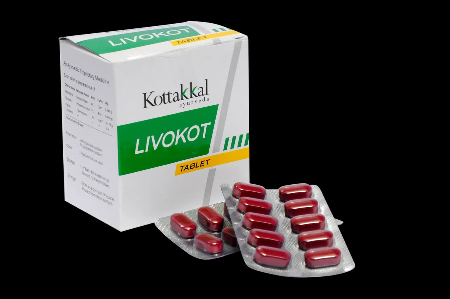 Buy kottakkal arya vaidya sala Livokot Tablet Online - OLRAA Indian Snacks