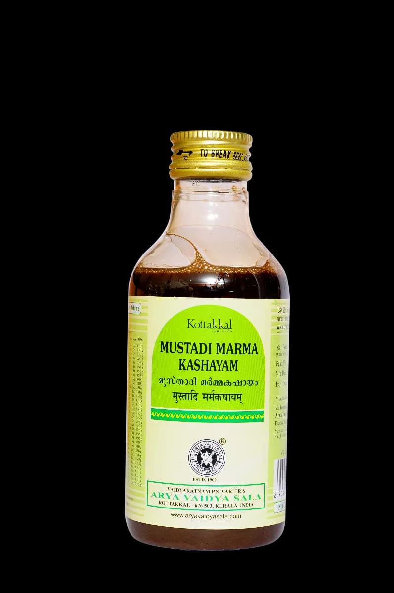 Buy kottakkal arya vaidya sala Mustadi Marma kashayam Online - OLRAA Indian Snacks