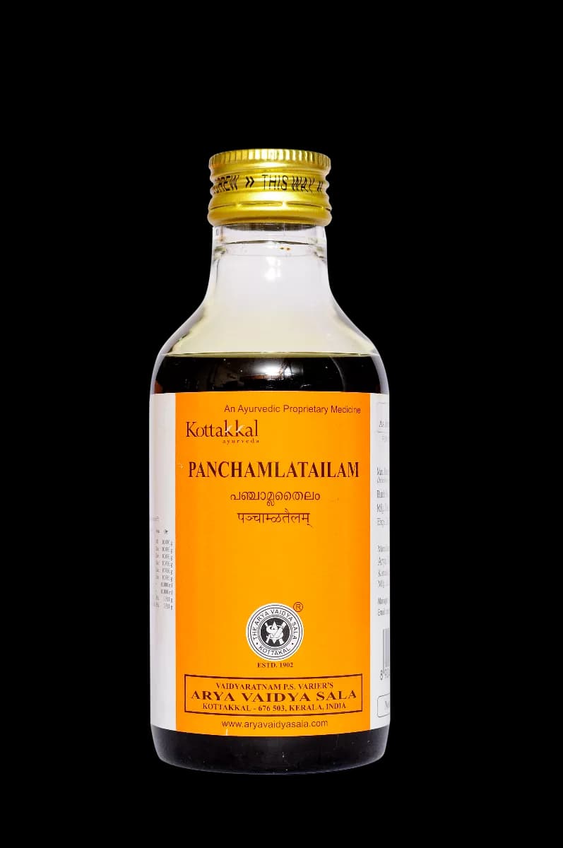 Buy kottakkal arya vaidya sala Panchamla Tailam Online - OLRAA Indian Snacks