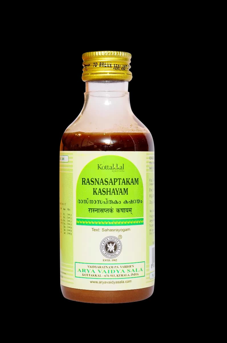 Buy kottakkal arya vaidya sala Rasnasaptakam Kashayam Online - OLRAA Indian Snacks
