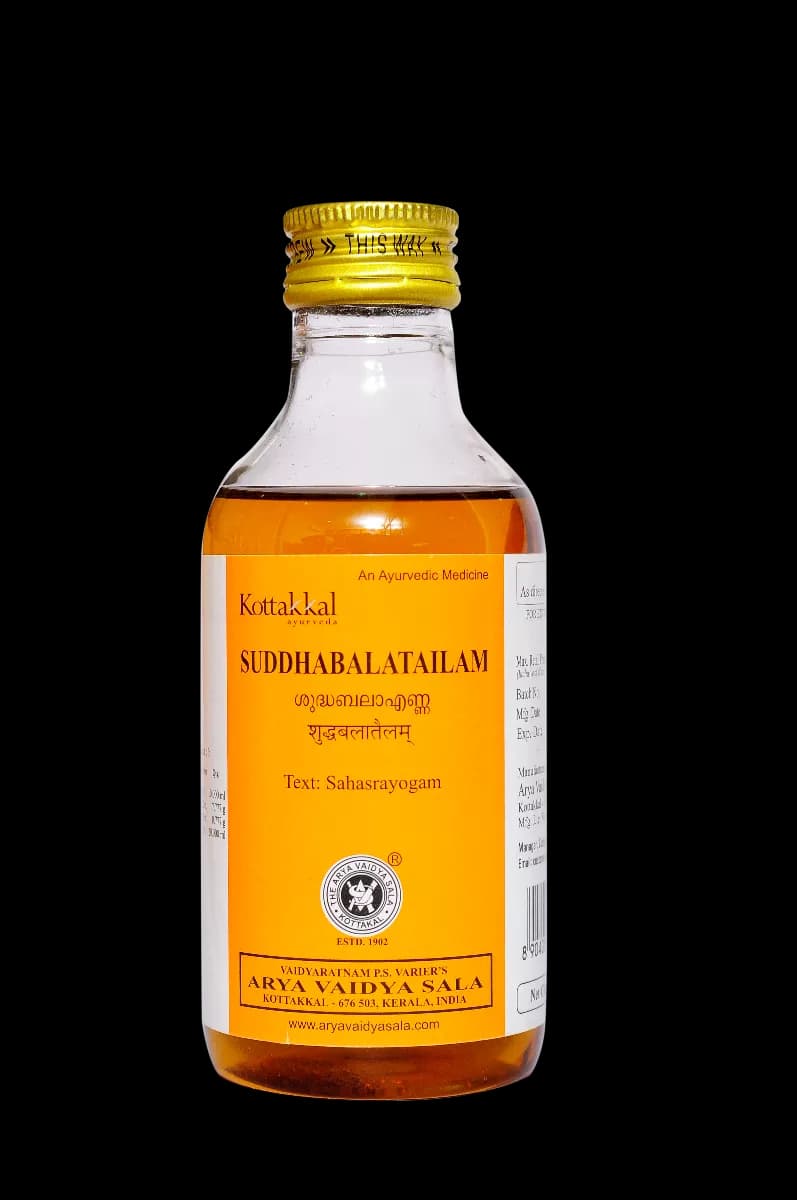 Buy kottakkal arya vaidya sala Sudhabala Tailam Online - OLRAA Indian Snacks