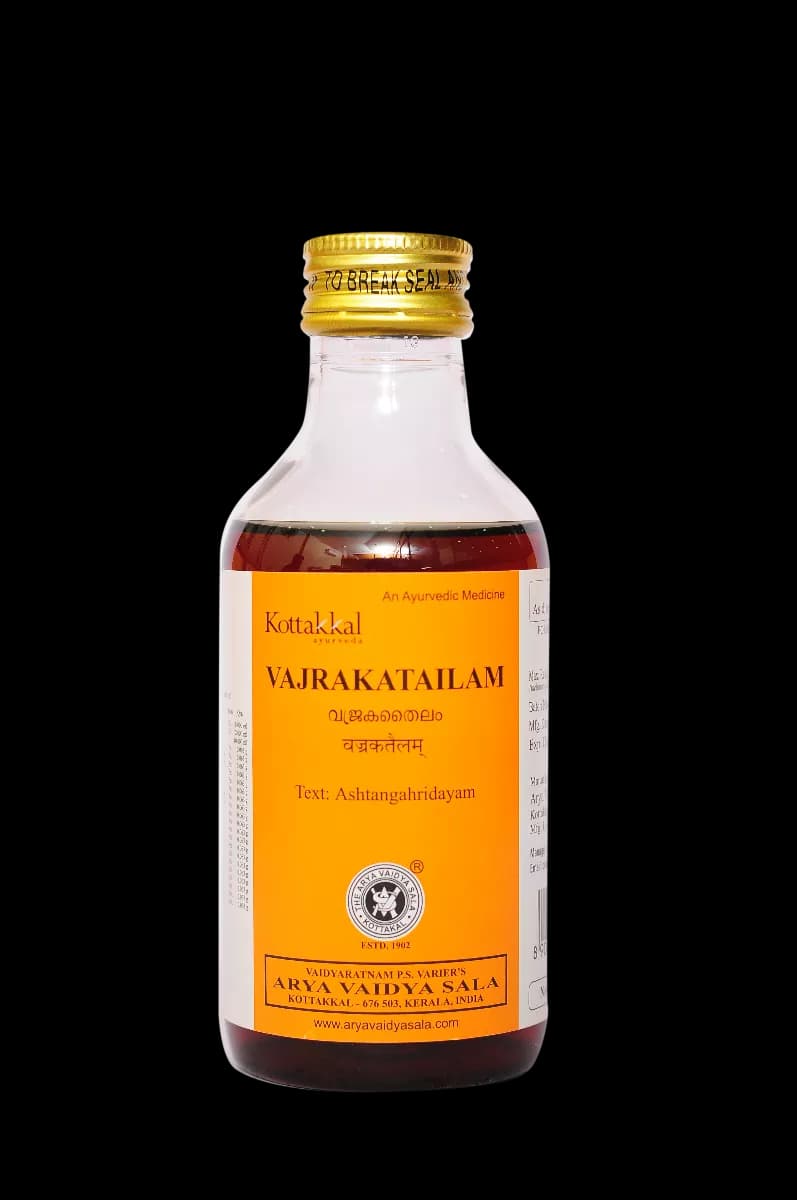 Buy kottakkal arya vaidya sala Vajraka Tailam Online - OLRAA Indian Snacks