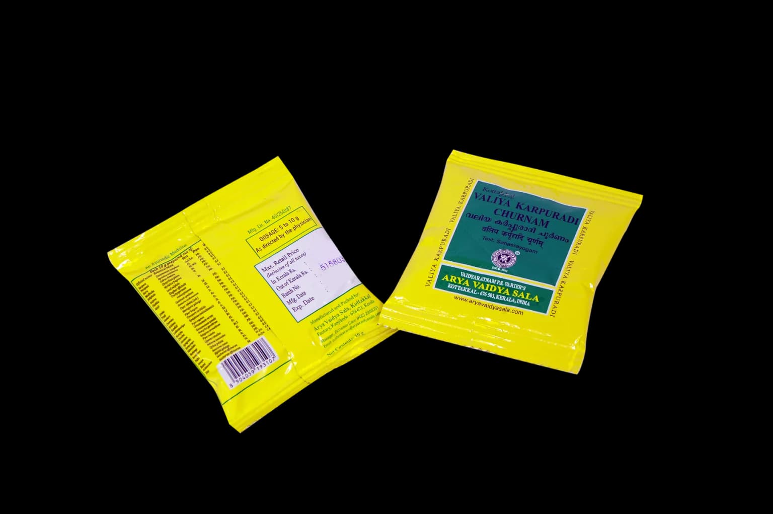 Buy kottakkal arya vaidya sala Valiya Karpuradi Churnam Online - OLRAA Indian Snacks