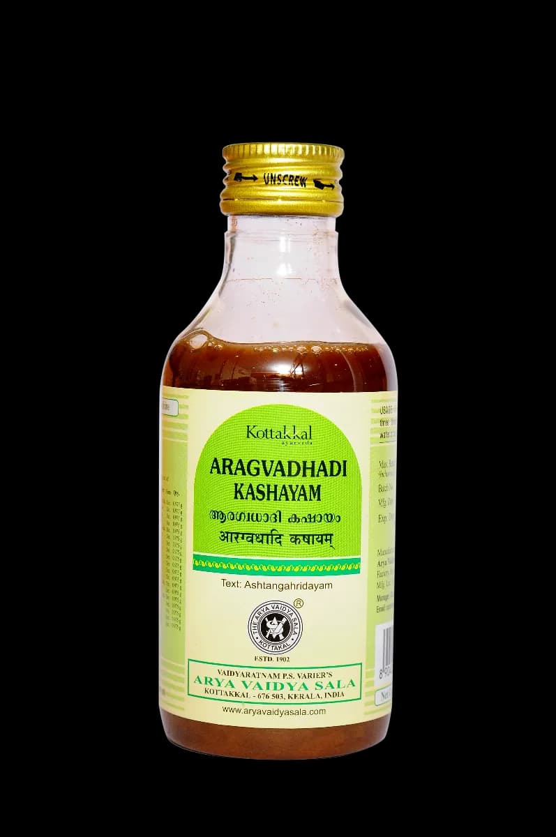 Buy Kottakkal Arya Vaidya Sala Aragvadhadi Kashayam Online - OLRAA Indian Snacks