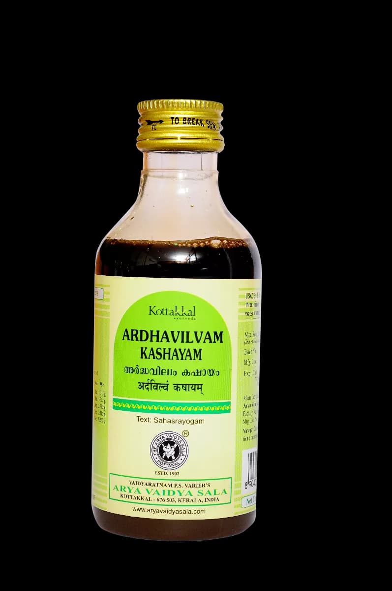 Buy Kottakkal Arya Vaidya Sala Ardhavilvam Kashayam Online - OLRAA Indian Snacks