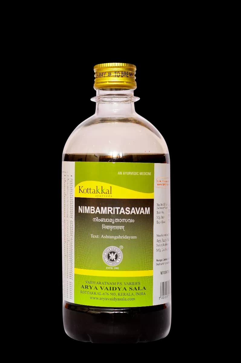 Buy Kottakkal Arya Vaidya Sala Nimbamritasavam Online - OLRAA Indian Snacks