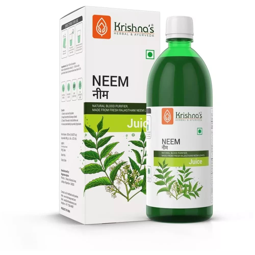 Buy Krishna's Neem Juice Online - OLRAA Indian Snacks