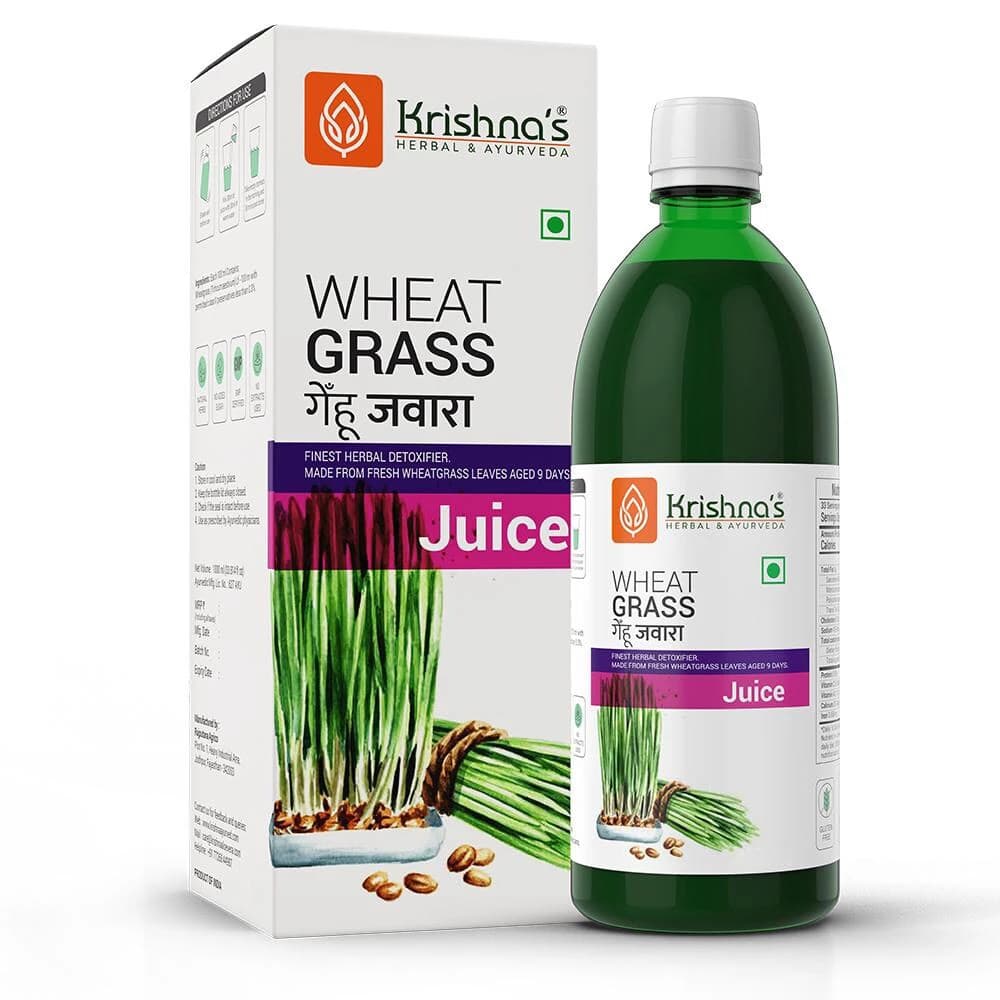 Buy Krishna's Wheatgrass Juice Online - OLRAA Indian Snacks