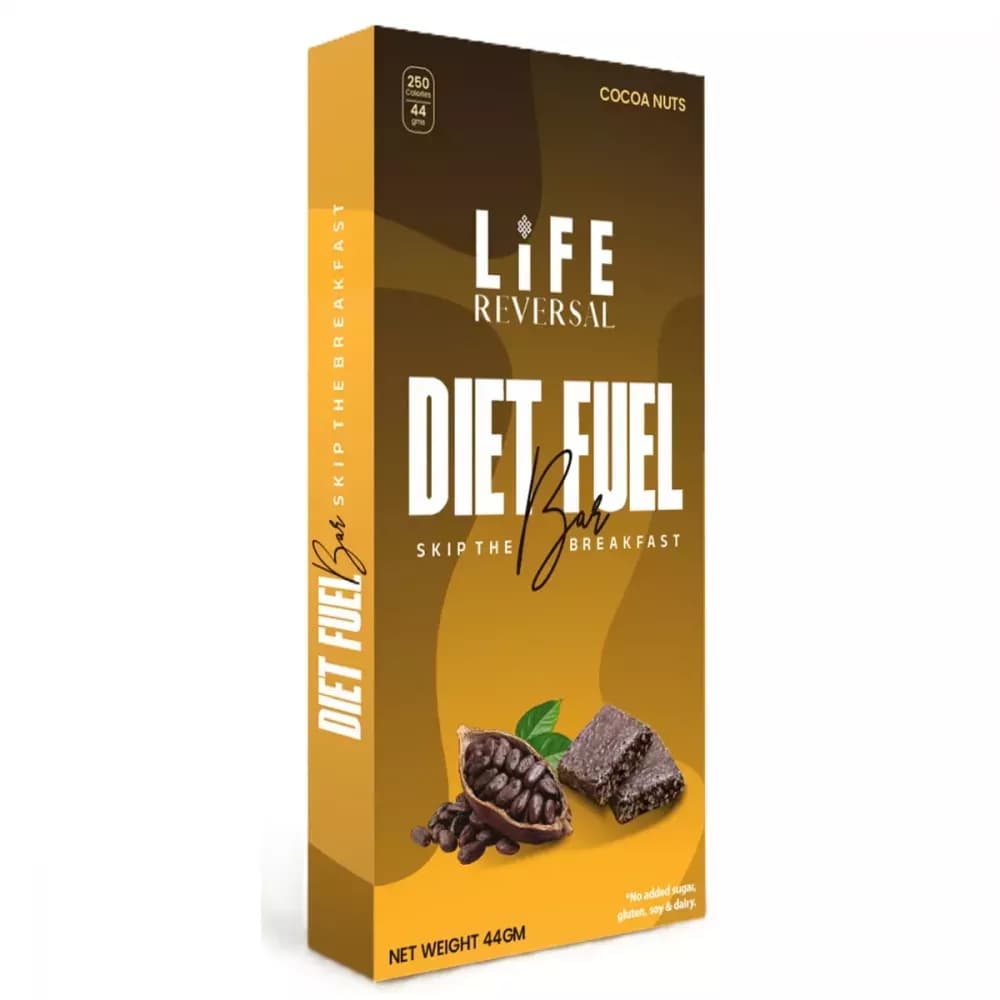 Buy Life Reversal Diet Fuel Bar (Cocoa Nuts) Online - OLRAA Indian Snacks