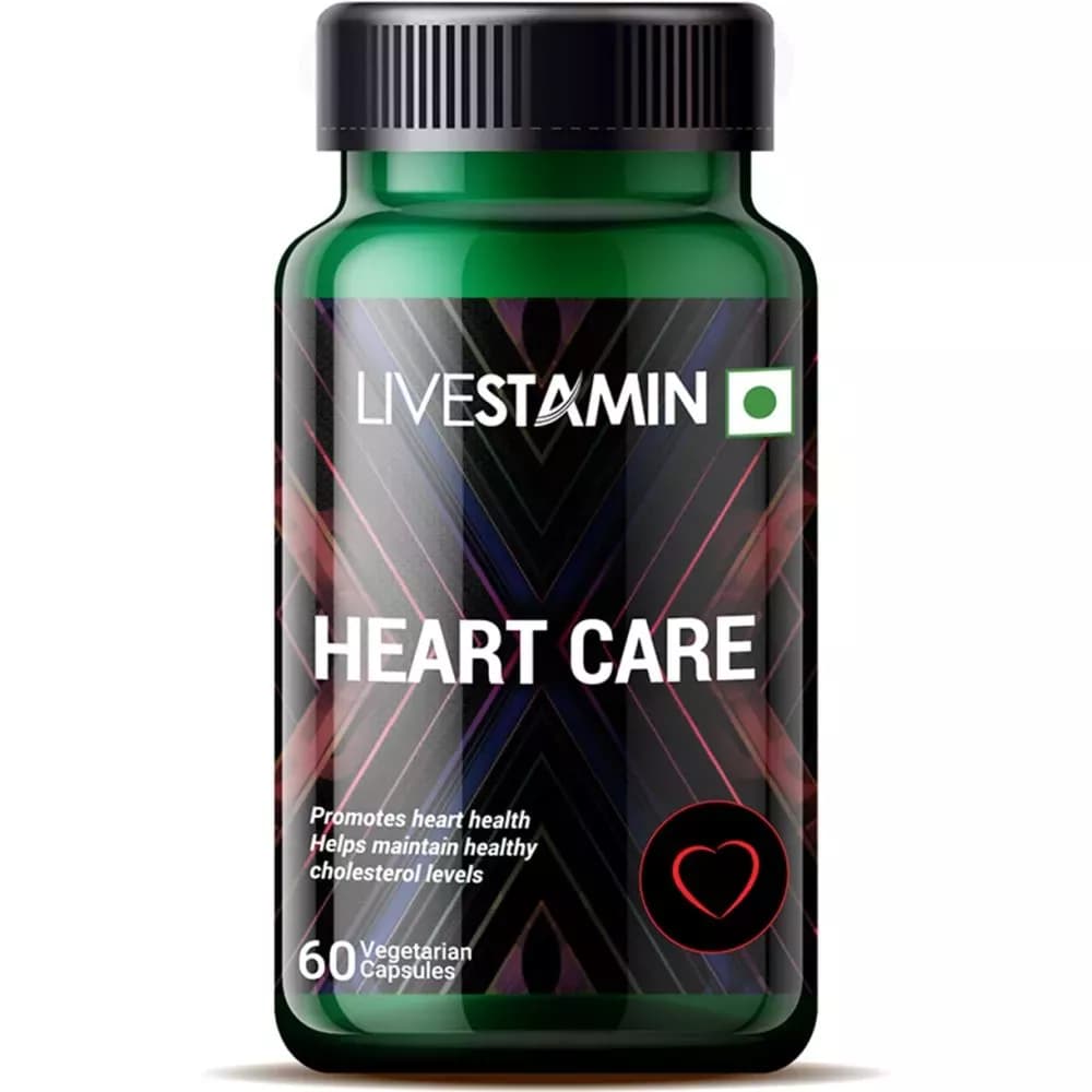 Buy Livestamin Heart Care Capsules Online - OLRAA Indian Snacks