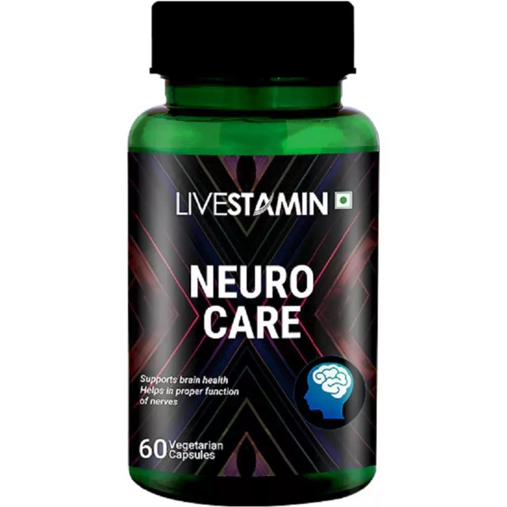 Buy Livestamin Neuro Care Capsules Online - OLRAA Indian Snacks