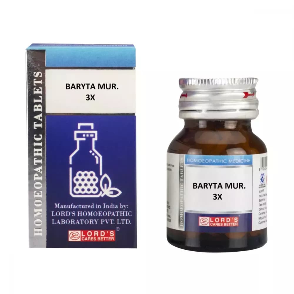 Buy Lord's Baryta Mur Trituration Tablet 3X Online - OLRAA Indian Snacks