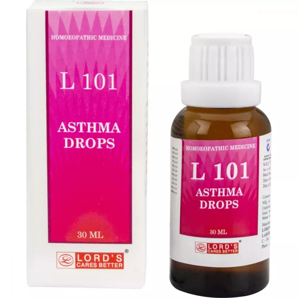 Buy Lord's L 101 Asthma Drop Online - OLRAA Indian Snacks
