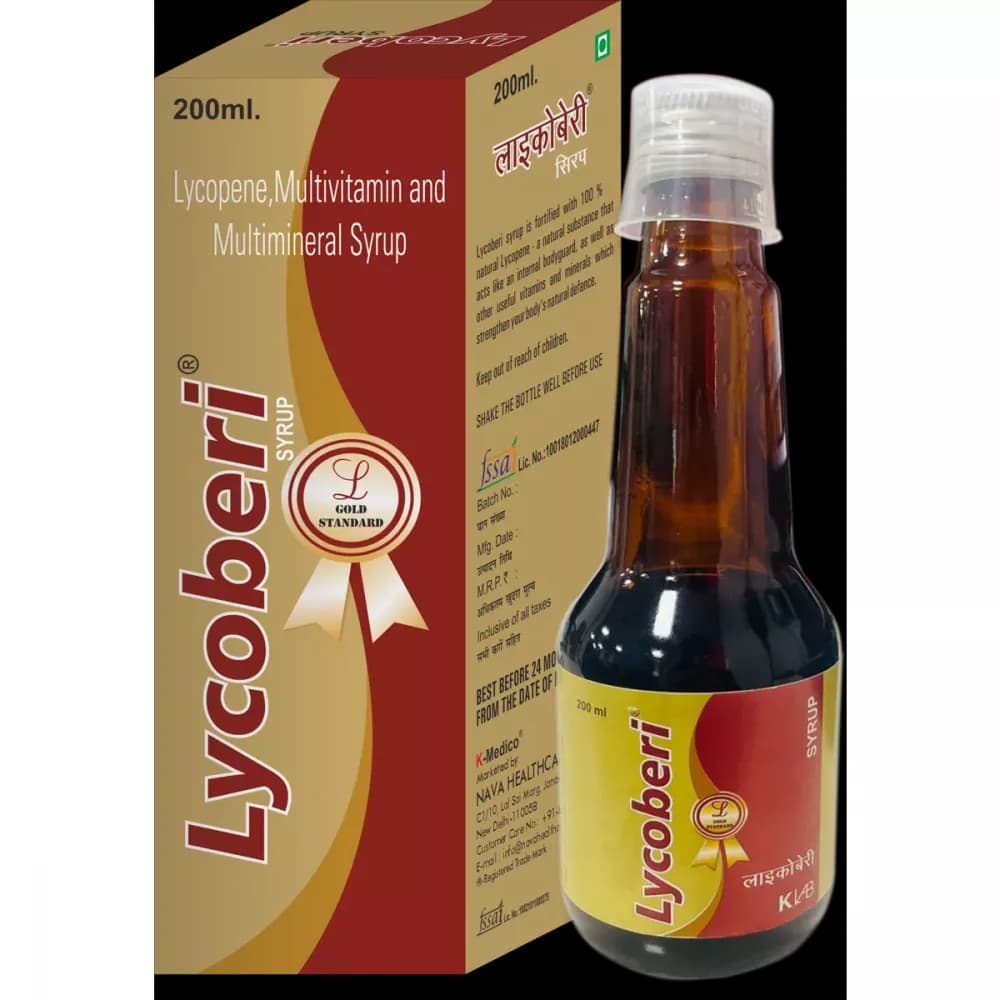 Buy Lycoberi Multivitamin Syrup Online - OLRAA Indian Snacks