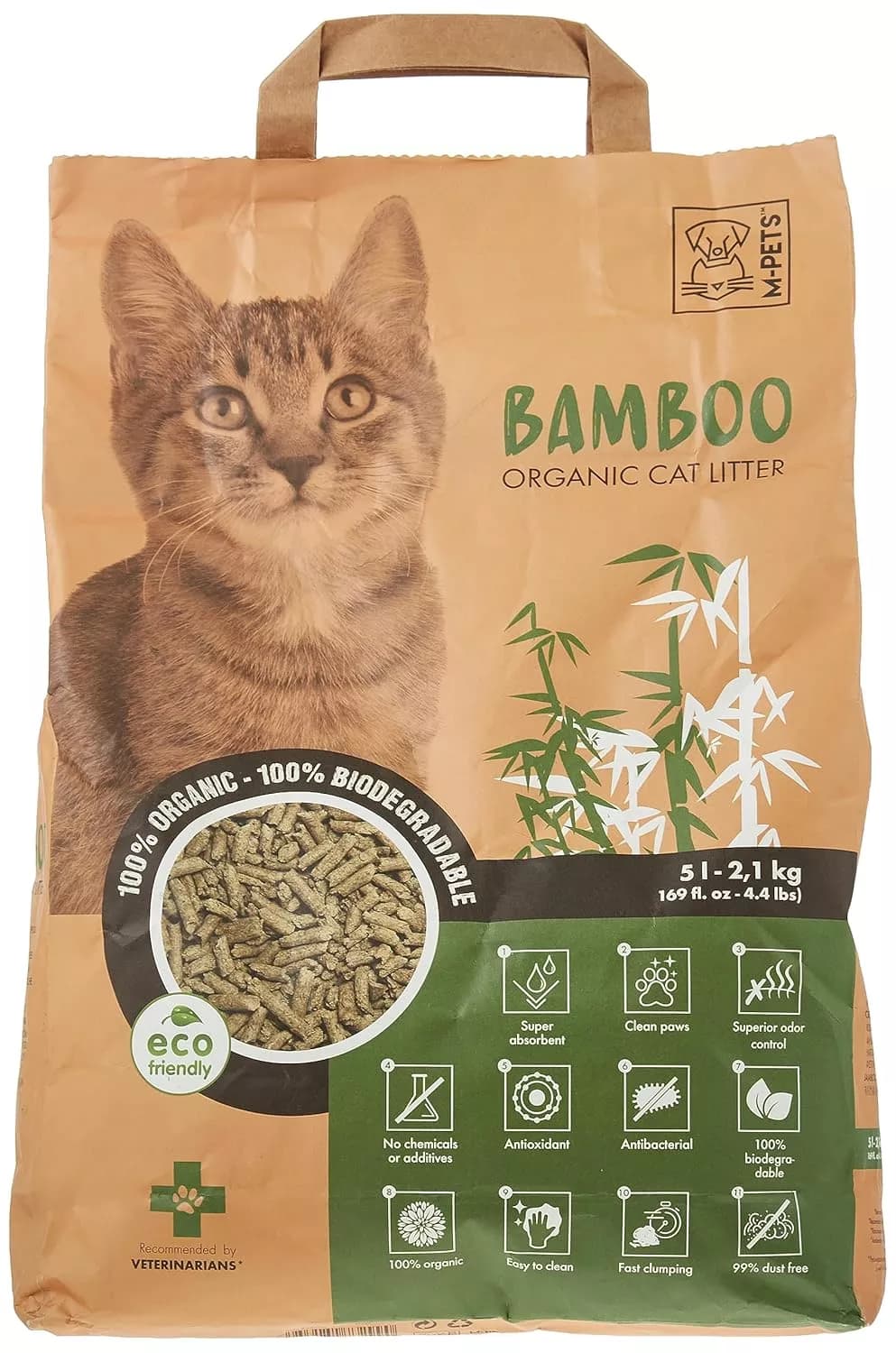 Buy M-Pets Bamboo Organic Cat Litter Online - OLRAA Indian Snacks