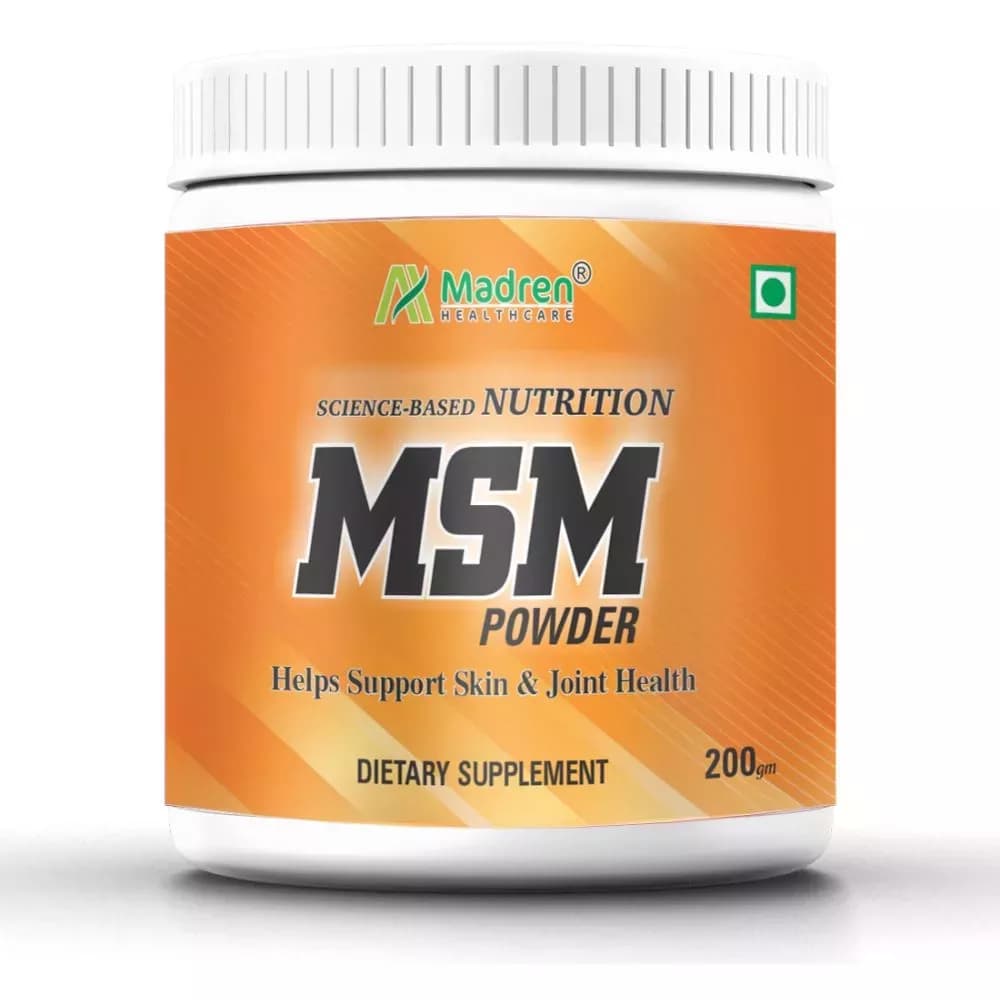 Buy Madren Healthcare MSM Powder for Beauty, Bone & Joint Health Online - OLRAA Indian Snacks