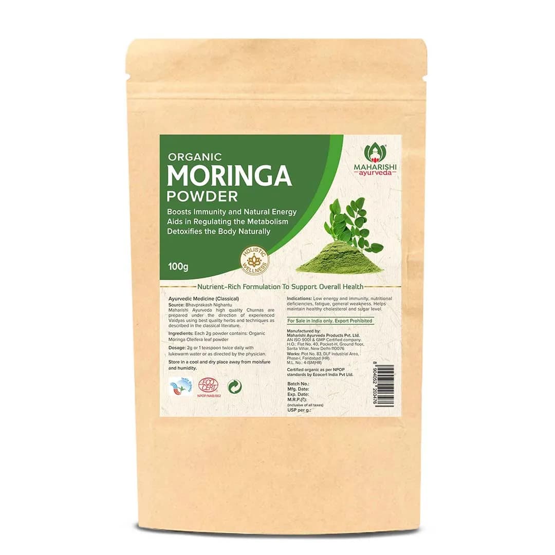 Buy Maharishi Ayurveda Moringa Churna Online - OLRAA Indian Snacks