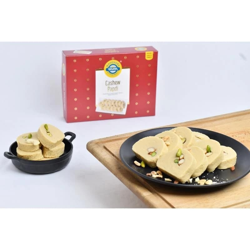 Buy Mahendra Mithaiwala Cashew Papdi Online - OLRAA Indian Snacks