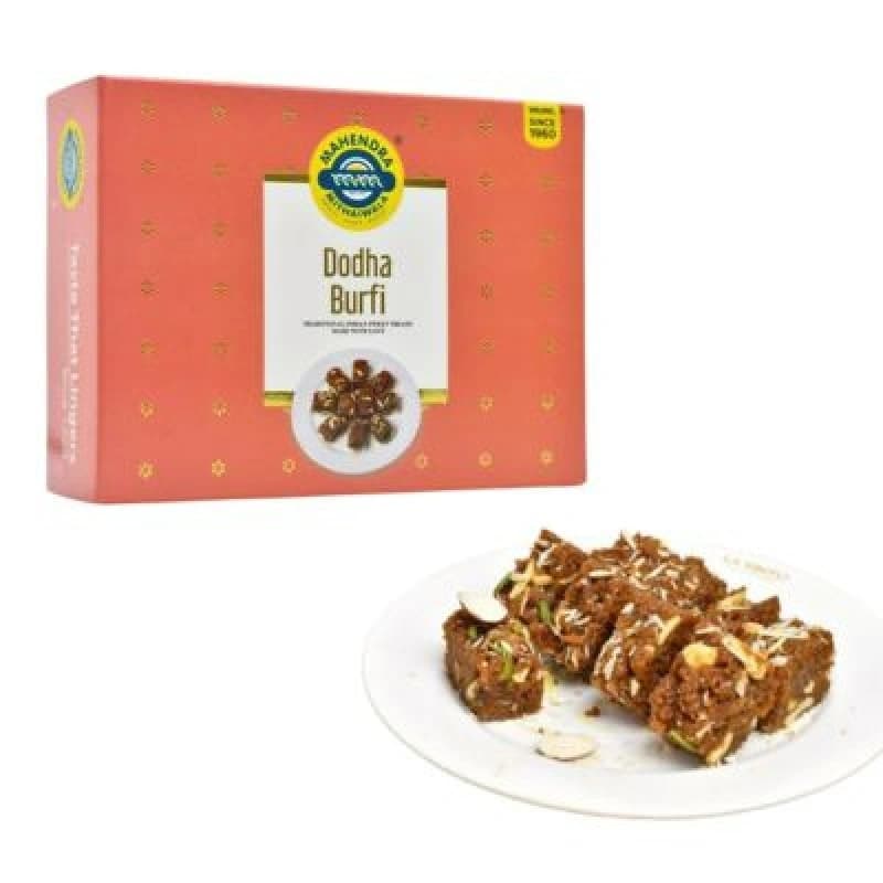 Buy Mahendra Mithaiwala Dodha Burfi Online - OLRAA Indian Snacks