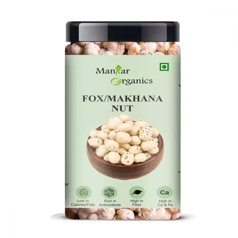 Buy Manhar Organics Fox Nuts Or Makhana Online - OLRAA Indian Snacks