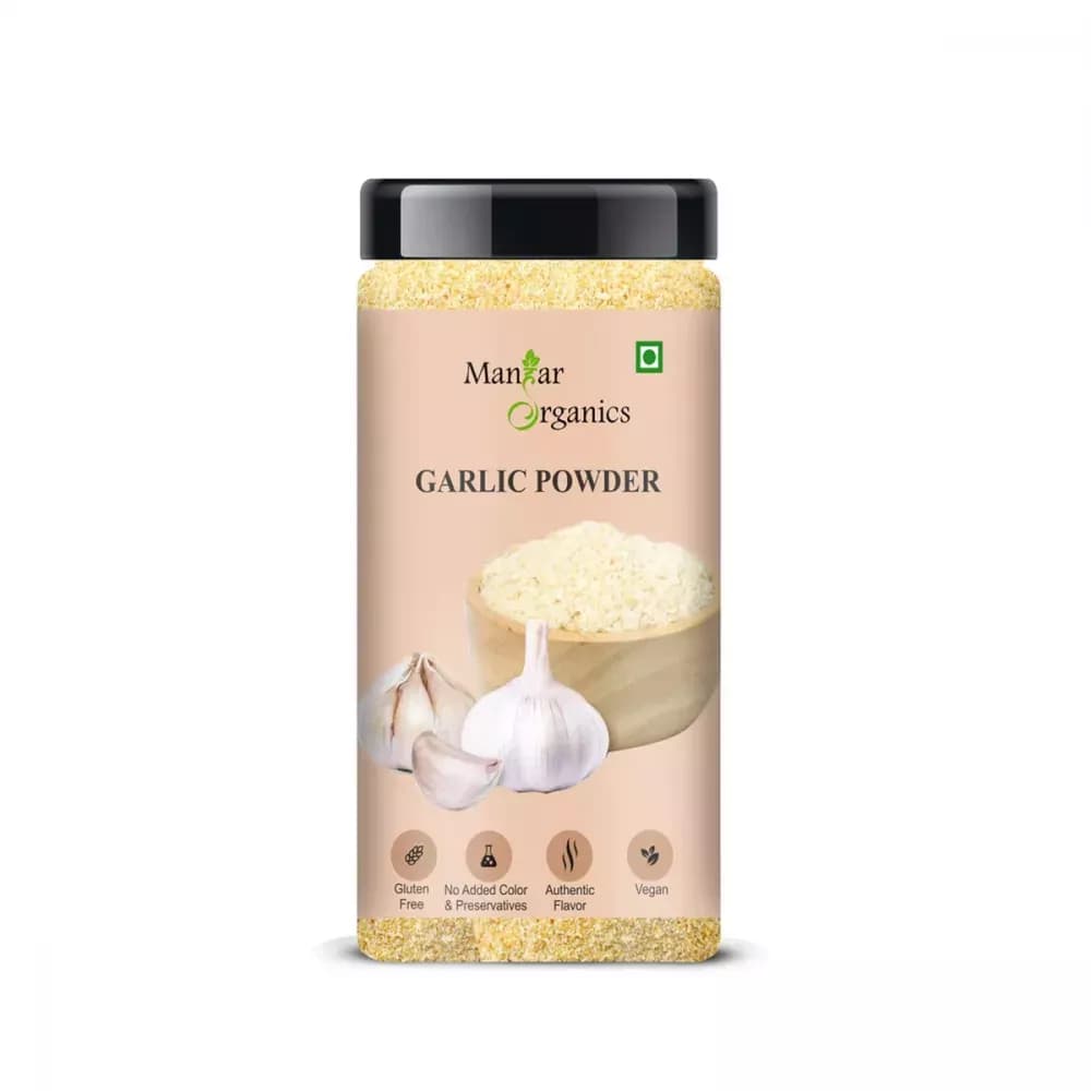 Buy Manhar Organics Garlic Powder Online - OLRAA Indian Snacks