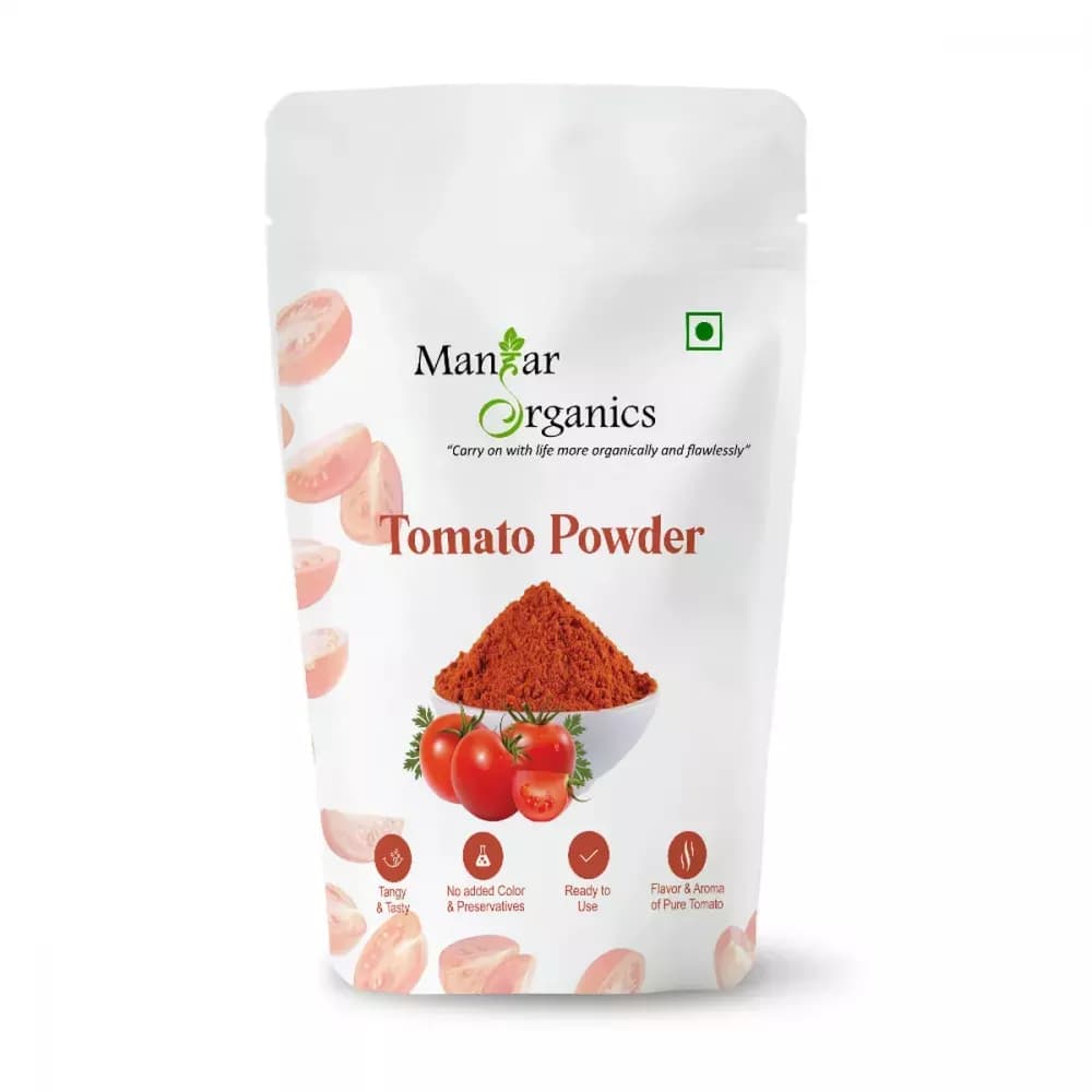 Buy Manhar Organics Tomato Powder Online - OLRAA Indian Snacks