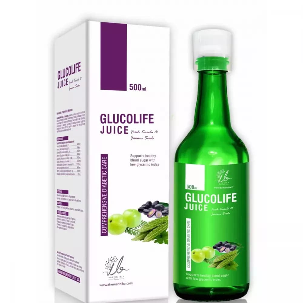 Buy Mannika By Tanish Glucolife Juice Online - OLRAA Indian Snacks