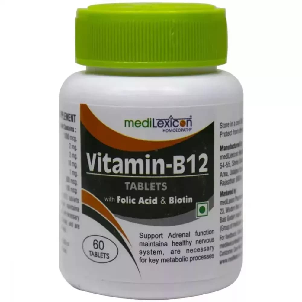 Buy Medilexicon Vitamin B12 Tablets Online - OLRAA Indian Snacks