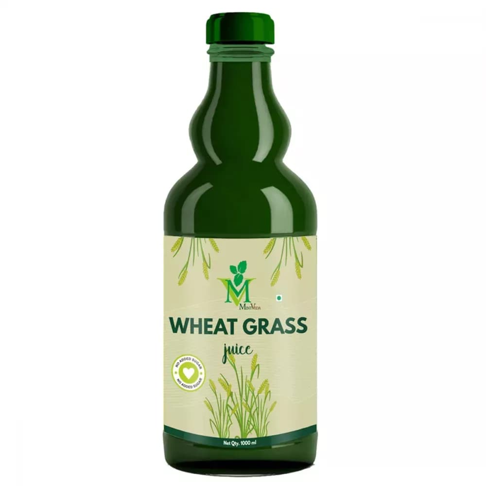Buy Mint Veda Wheat Grass (Sugar Free) Juice Online - OLRAA Indian Snacks