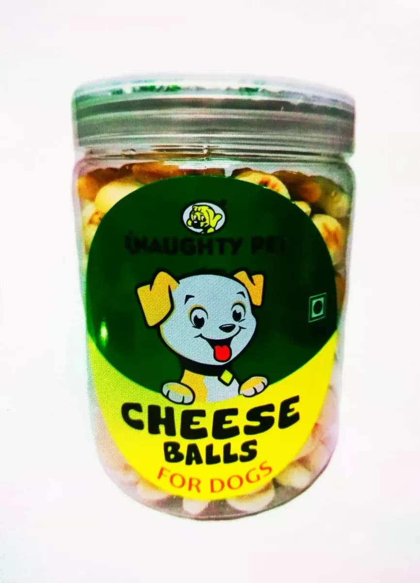 Buy Naughty Pet Cheese Balls For Dogs Online - OLRAA Indian Snacks