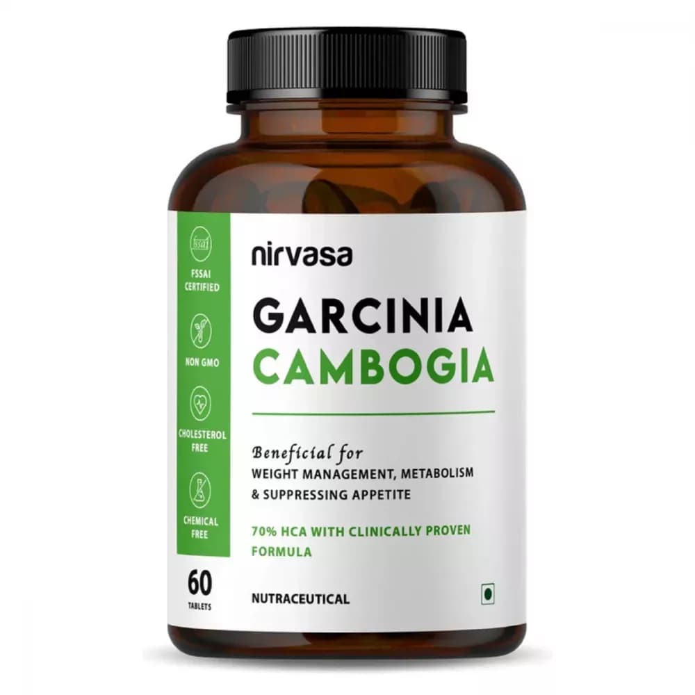 Buy Nirvasa Garcinia Cambogia Tablets Online - OLRAA Indian Snacks