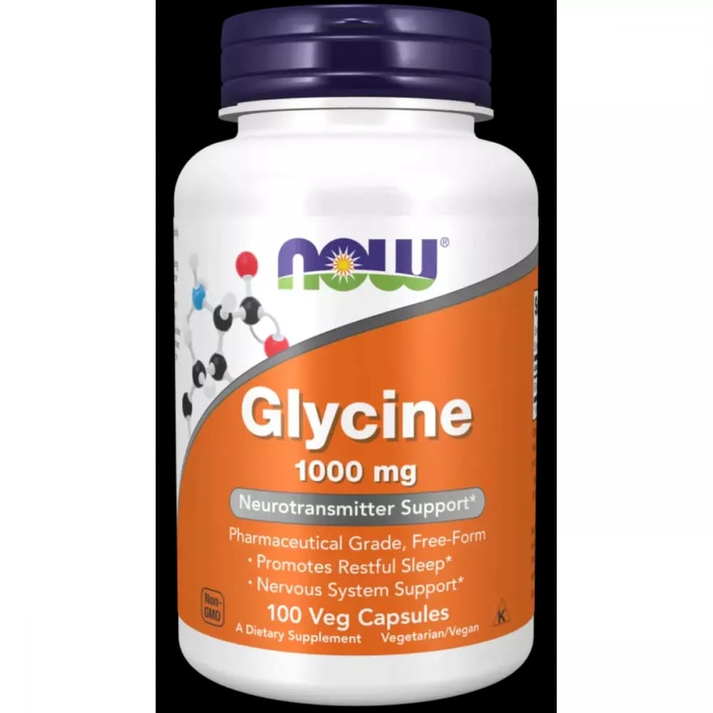 Buy Now Foods Glycine 1000 mg Veg Capsules Online - OLRAA Indian Snacks