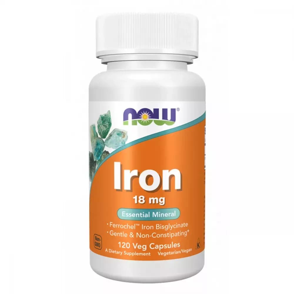 Buy Now Foods Iron 18 Mg Capsules  Online - OLRAA Indian Snacks