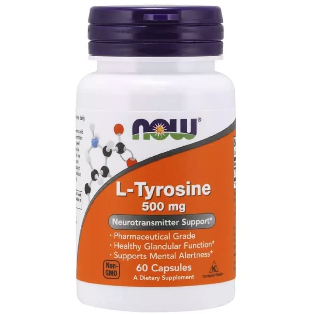 Buy Now Foods L-Tyrosine 500 Mg Capsules Online - OLRAA Indian Snacks