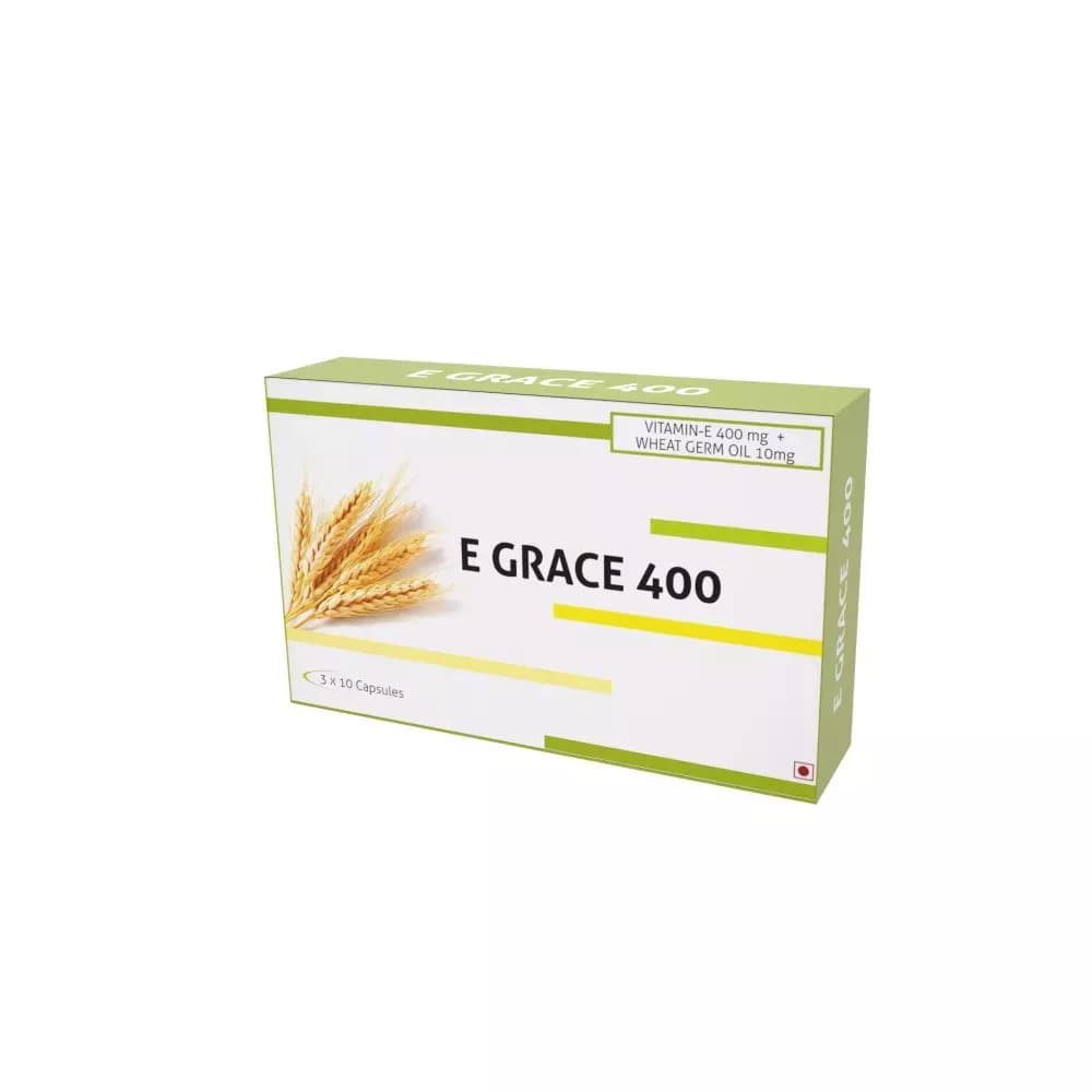 Buy Nutra Grace E Grace 400 Capsules Online - OLRAA Indian Snacks