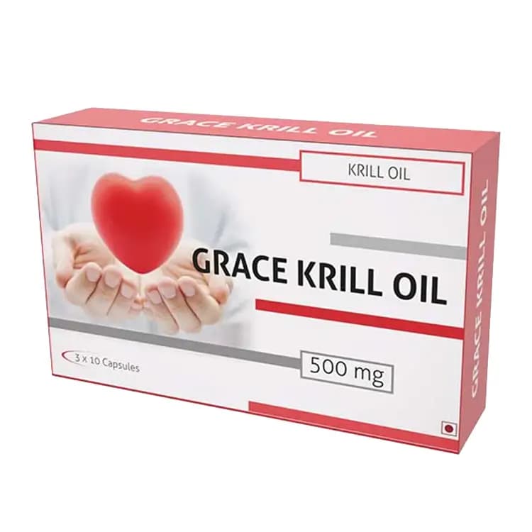 Buy Nutra Grace Krill Oil Capsule Online - OLRAA Indian Snacks