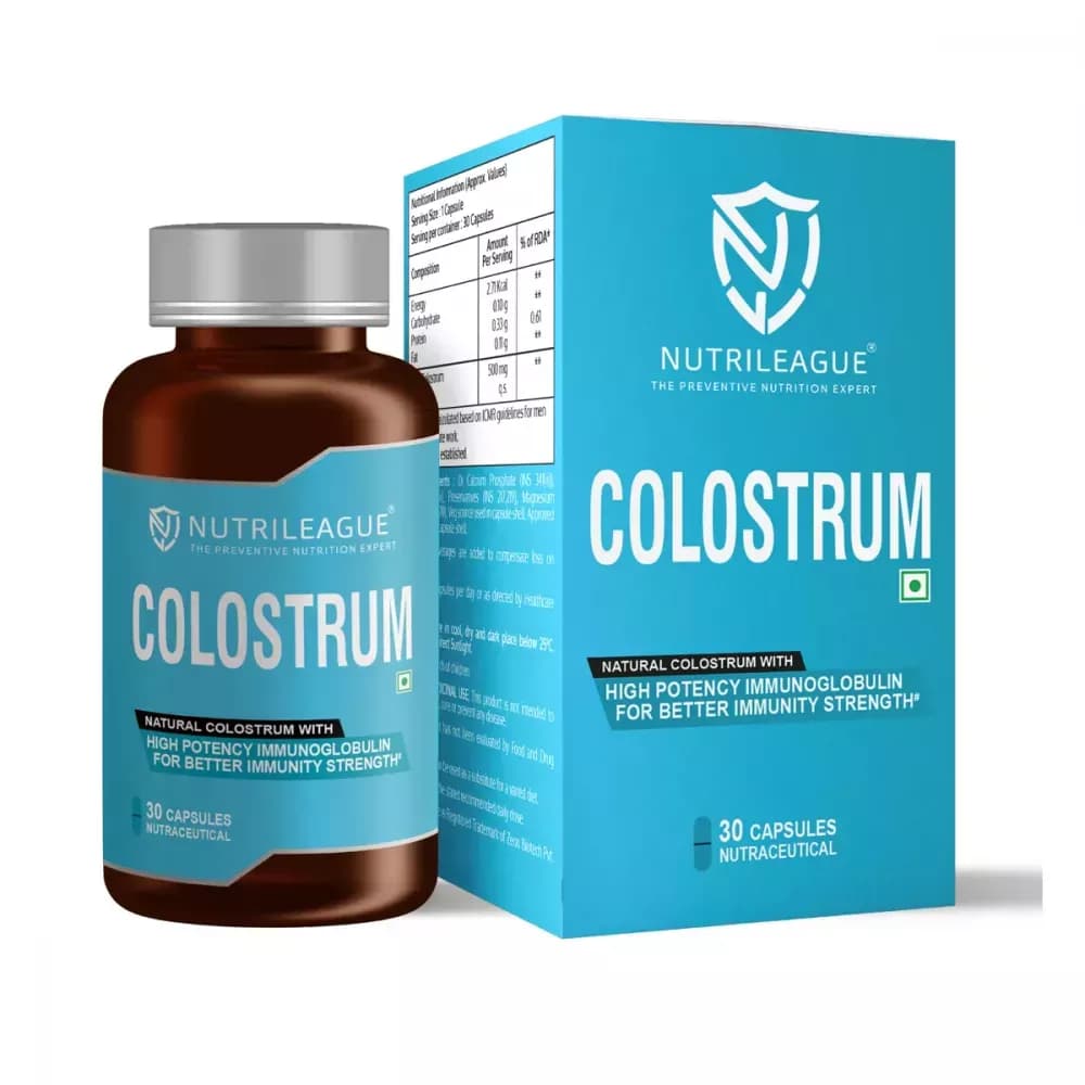 Buy Nutrileague Colostrum Capsules Online - OLRAA Indian Snacks