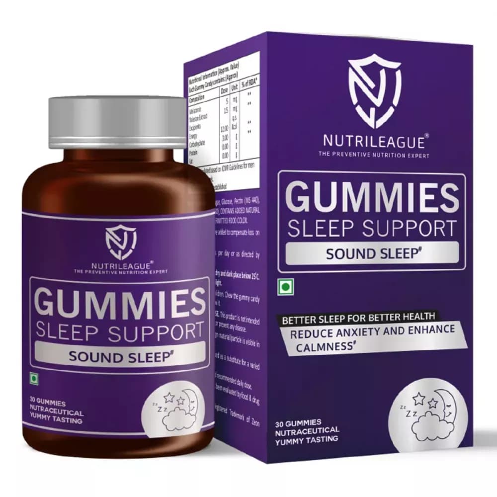 Buy Nutrileague Gummies Sleep Support Online - OLRAA Indian Snacks