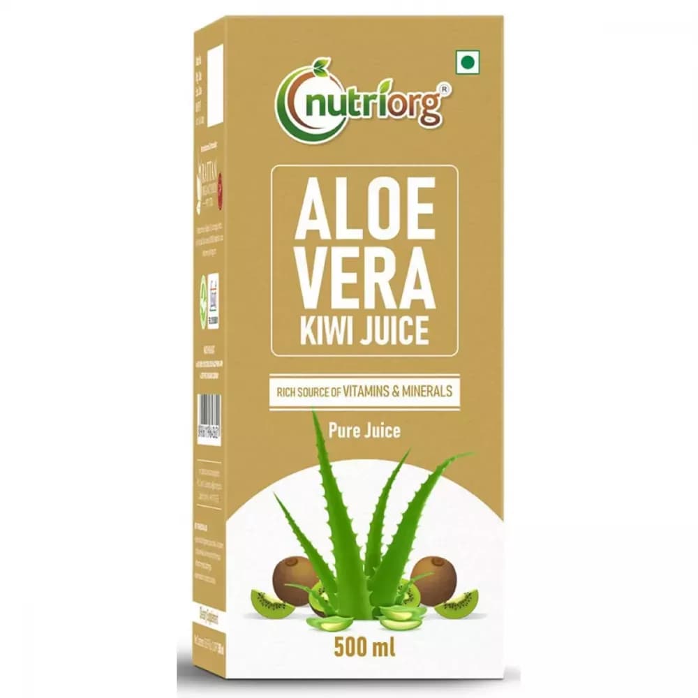 Buy Nutriorg Aloevera Kiwi Juice Online - OLRAA Indian Snacks