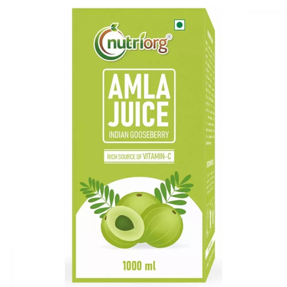 Buy Nutriorg Amla Juice Online - OLRAA Indian Snacks