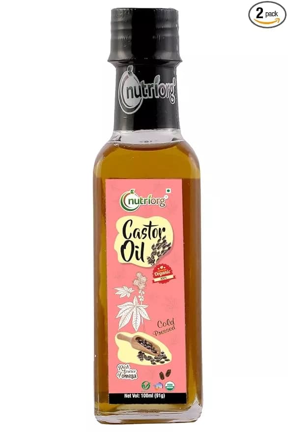 Buy Nutriorg Organic Castor Oil Online - OLRAA Indian Snacks