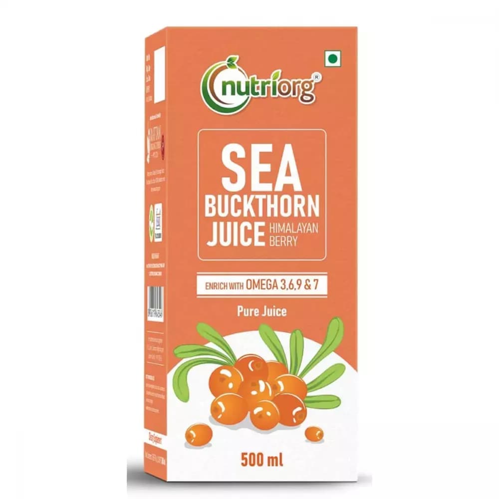 Buy Nutriorg Seabuckthorn Juice Online - OLRAA Indian Snacks