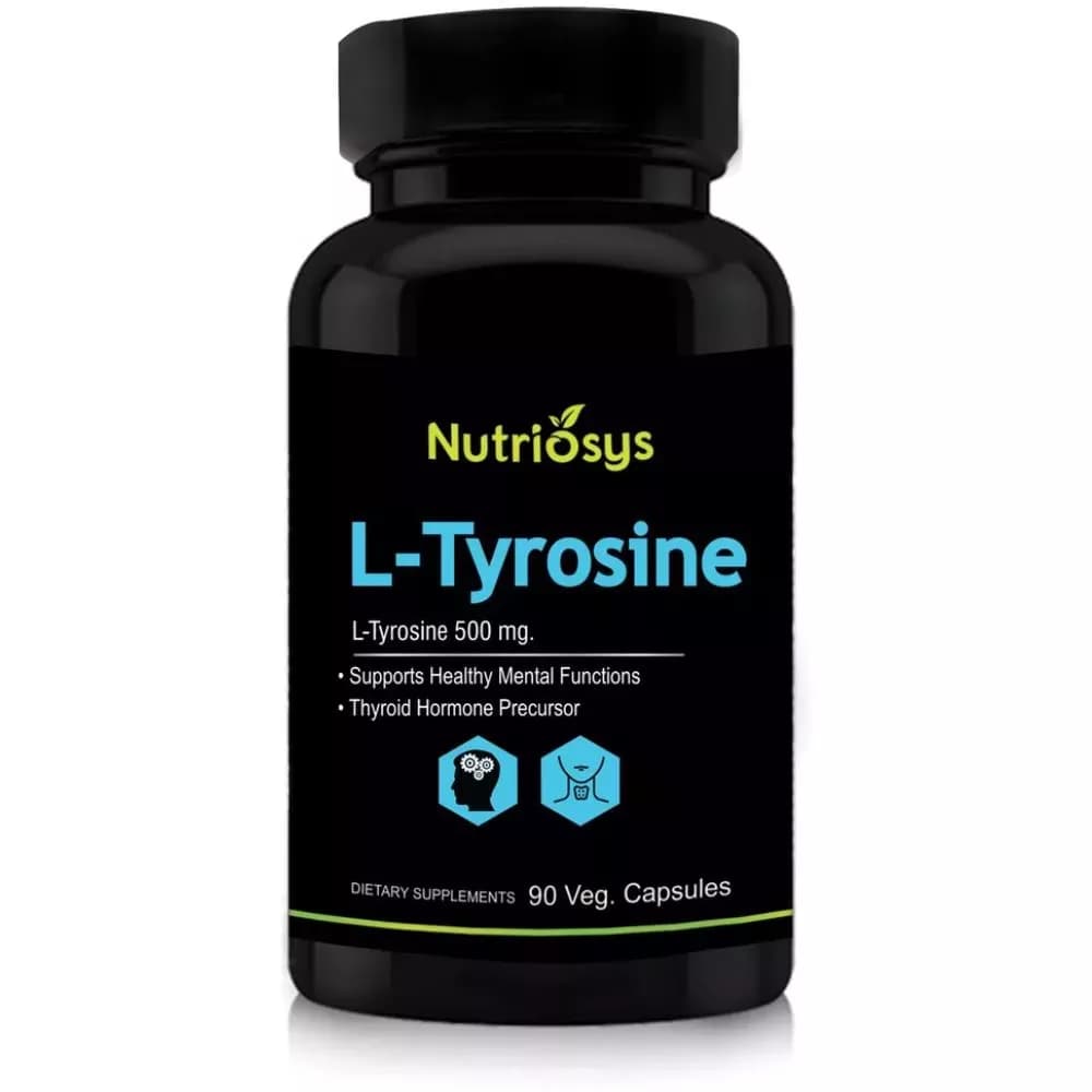 Buy Nutriosys L-Tyrosine 500Mg Veg Capsule Online - OLRAA Indian Snacks